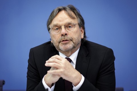 Michael Groß, Chairman of the Executive Board of the AWO Federal Association, spoke at a press