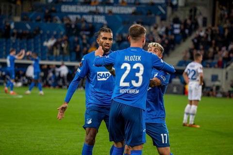 Football UEFA Europa League, 2024/25 season, matchday 2: TSG Hoffenheim v Dynamo Kiev. Picture: