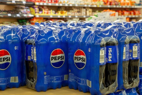 February 2024: Pepsi bottles in the supermarket
