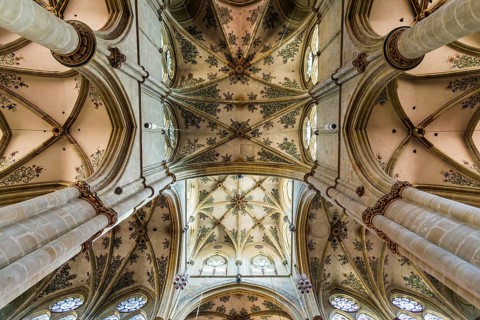 Interior view, Church of Our Lady, UNESCO World Heritage Site, Trier, Rhineland-Palatinate,