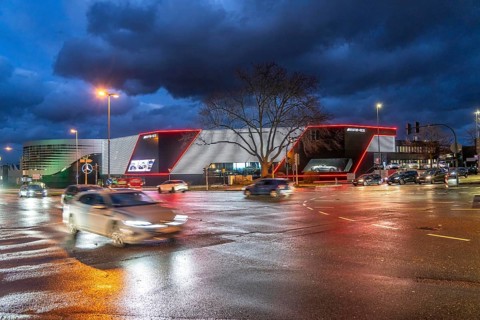 AMG Brand Center in Essen, the world's largest AMG Performance Centre, with 1700 square metres of