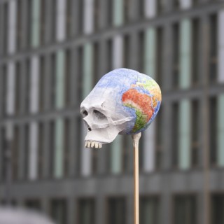 Joint strike by Fridays for Future and local transport workers from the ver.di trade union, in