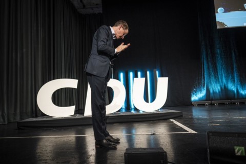 CDU Secretary General Carsten Linnemann attends the CDU policy convention in Cologne, 1 March 2024