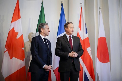 60th Munich Security Conference. (L-R) : Antony Blinken, Secretary of State of the United States of