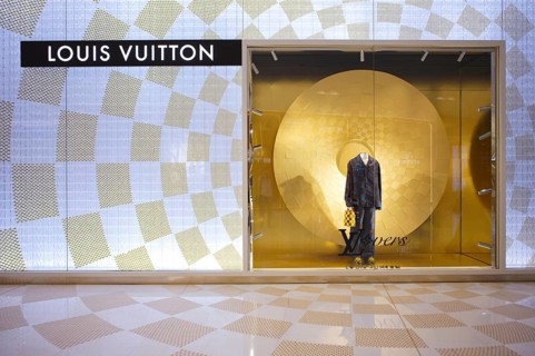 Interior, LOUIS VUITTON Brand Store, Logo, Dubai Luxury Shopping Mall, Luxury Shopping Centre,