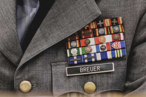 Ribbon buckles of General Carsten Breuer, Inspector General of the Bundeswehr, taken in Berlin, 22