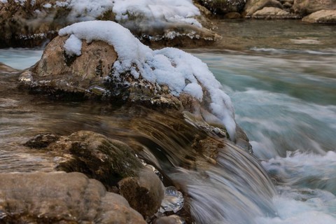 Rissbach creek in the Eng valley, Karwendel mountains, Austria, Europe