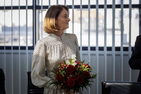 Katarina Barley, SPD lead candidate for the 2024 European elections, pictured at the SPD Presidium