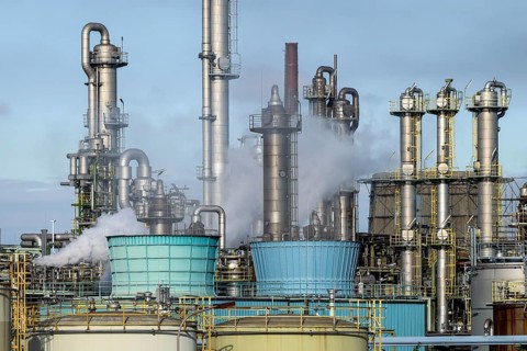 Oberhausen, North Rhine-Westphalia, Germany, industrial plant in the chemical park, OQ Chemicals