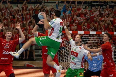 06.09.2024, 2nd HBL (German Handball League), Matchday 1: Eulen Ludwigshafen against GWD Minden. On