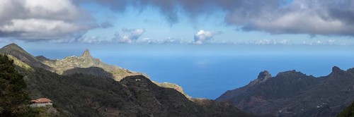 Atlantic coast, Tagana Valley, Barranco de la Iglesia, Anaga Mountains, Las Montanas de Anaga,