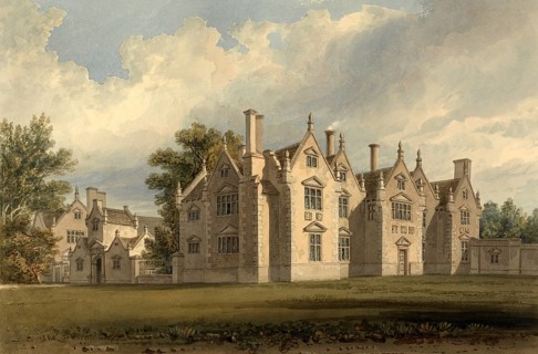 North-east view of Trevalyn Hall, Denbighshire, property of George Boscawen Esqre, built by Sir G.