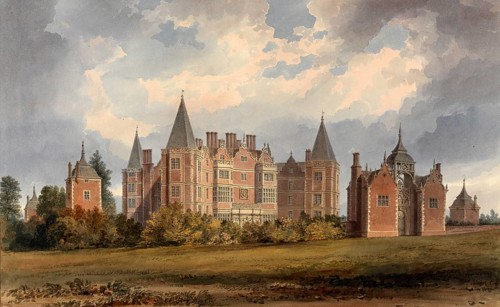 Westwood Park near Droitwich, Worcestershire, seat of Sir John Packington Bart, England, digitally