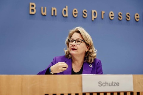 Svenja Schulze (SPD), Federal Minister for Economic Cooperation and Development, photographed at