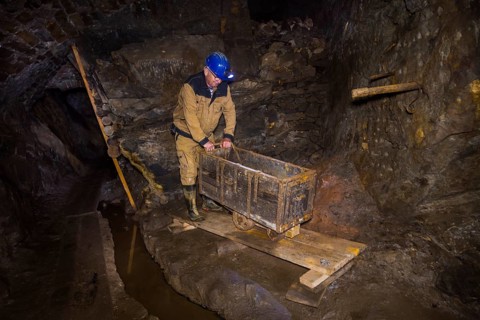 Reiche Zeche silver mine, Freiberg, Freiberg, Saxony, Germany, Europe