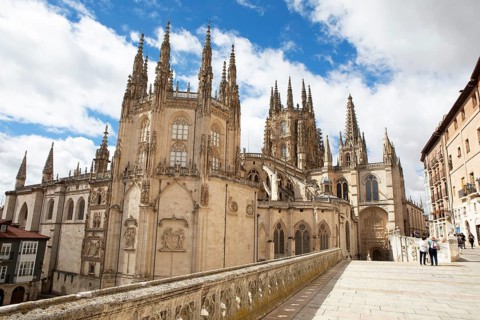 Cathedral of Santa Maria of Burgos, Old Town, Province of Burgos, Castile and Leon, Spain, Europe
