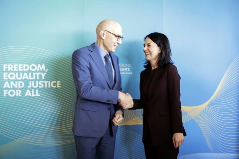 Annalena Bärbock, Federal Foreign Minister, meets Volker Türk, United Nations High Commissioner for