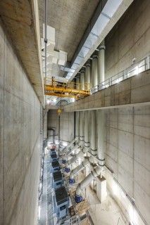 Oberhausen, Ruhr area, North Rhine-Westphalia, Germany - Emscher conversion, new Emscher AKE sewer,
