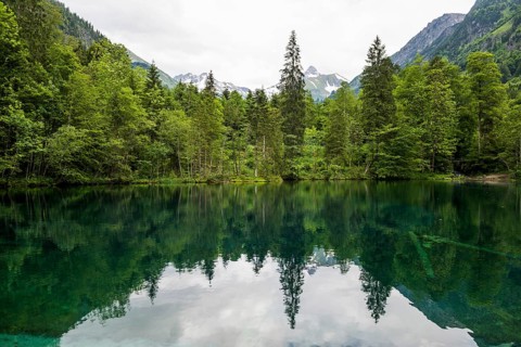Christlessee, near Gottenried, Trettachtal, Oberstdorf, Oberallgäu, Allgäu, Bavaria, Germany,