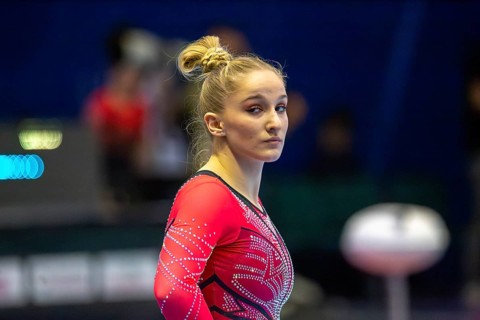 Olympic qualification in apparatus gymnastics in Rüsselsheim Image: Karina Schönmaier