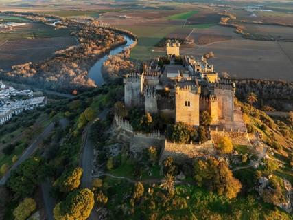 The impressive eighth-century Moorish castle of Almodóvar del Río perches high above the