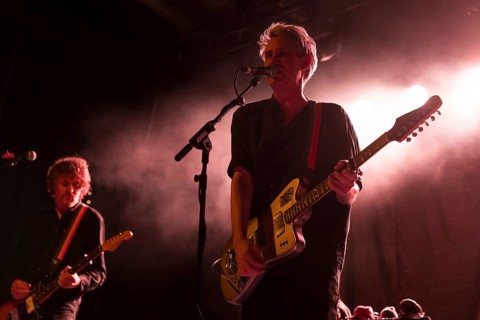 Dirk von Lowtzow, singer and guitarist of Tocotronic live on Golden Years Tour 2025 in Berlin's