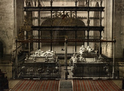 Granada. Catedral. Los Sepulchros de los Reyes, Spain, c. 1890, Historic, digitally restored