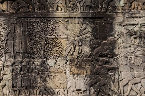Bayon Temple, Angkor Wat, Angkor, UNESCO World Heritage Site, Siem Reap, Cambodia, Indochina,