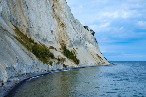 Möns Klint, the chalk cliffs of Mön, Mön Island, Denmark, Scandinavia, Europe