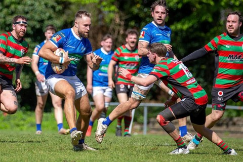 Heidelberg, 06.04.2024, Rugby 1st Bundesliga South/West, Season 2023/24, Matchday 10: SC Neuenheim