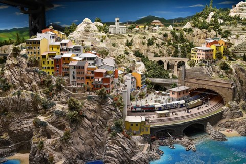 Riomaggiore in Miniatur Wunderland Hamburg, Germany, Europe