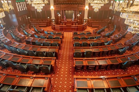 Springfield, Illinois, The House of Representatives chamber in the Illinois state capitol building