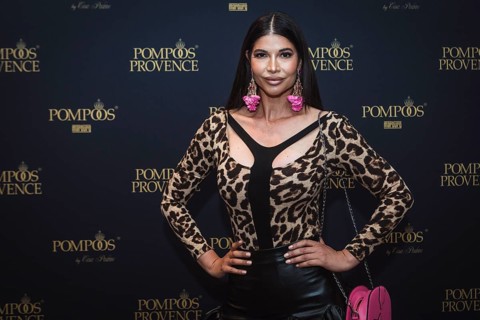 Micaela shepherd at the presentation of the furniture and homewear collection Pompöös Provence by