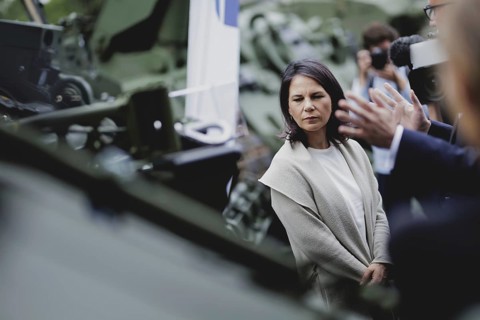 Annalena Bärbock (Alliance 90/The Greens), Federal Foreign Minister, photographed during a visit to