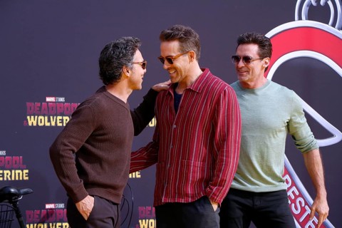 Shawn Levy (director) at the Deadpool Wolverine fan event at Uber Platz in Berlin on 7 July 2024