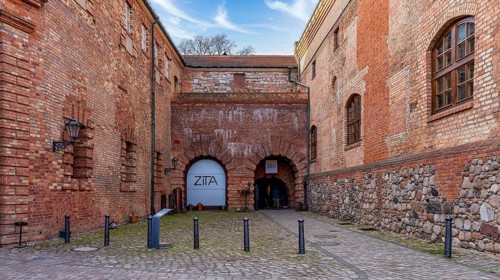 Citadel in Berlin-Spandau with Gatehouse, Palas, Bastion King and Bastion Queen, Berlin, Germany,