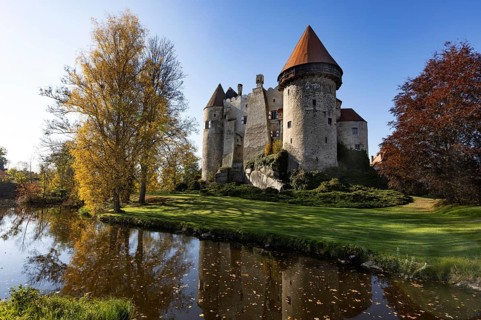 Heidenreichstein Castle, Heidenreichstein, autumn, Waldviertel, Lower Austria, Austria, Europe