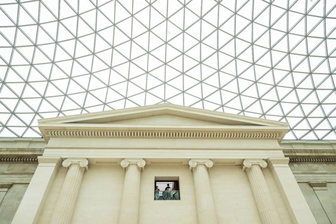 British Museum, domed roof, museum, architect Norman Foster, London, London region, England, Great