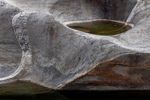 Rocks, rock structures, Verzasca River, near Lavertezzo, Verzasca Valley, Valle Verzasca, Canton