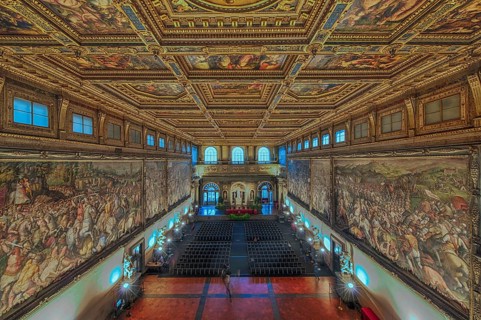 Palazzo Vecchio Inside Florence Italy