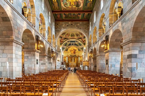 Interior of Viborg Cathedral, Viborg, Denmark, Europe