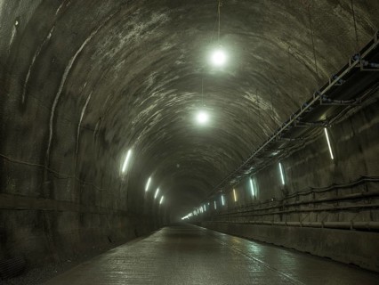 Tunnel section in construction lot H41, Brenner Base Tunnel, Zenzendorf, Tyrol, Austria, Europe