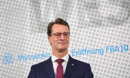 Dortmund, North Rhine-Westphalia, Germany, ThyssenKrupp Steel, Opening of FBA 10 hot-dip