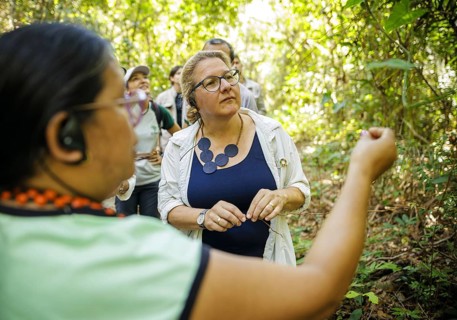 Svenja Schulze (SPD), Federal Minister for Economic Cooperation and Development, visits the