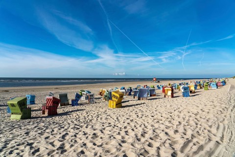 North Sea island of Langeoog, early summer, shortly after the first easing of the lockdown in the