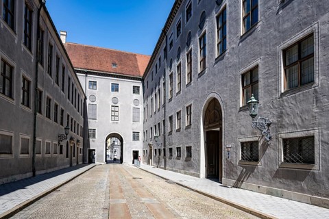 Kapellenhof, inner courtyard in the Munich Residence, Munich, Upper Bavaria, Bavaria, Germany,