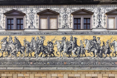 Procession of Princes, Dresden, Saxony, Germany, Europe