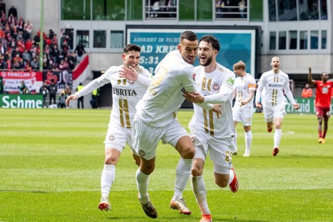 20.04.2024, Football 2nd Bundesliga, Season 2023/24, Matchday 30: 1. FC Kaiserslautern vs SV Wehen