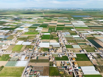 The semi rural district of La Algaida with its cultivated fields next to Sanlúcar de Barrameda.