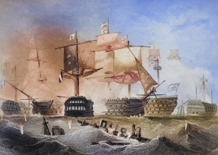 Battle of Trafalgar on 21 October 1805 was a naval battle between British and Franco-Spanish forces